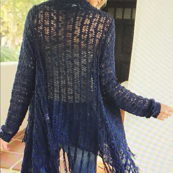 Navy Cardigan - Picture 2 of 3